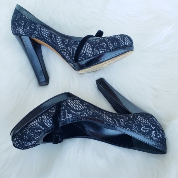 Moschino Cheap and Chic Heels | eBay Moschino Cheap and Chic Velvet Bow lace Shoes 37